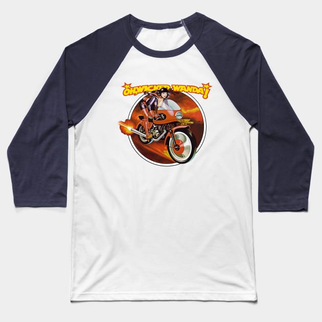 Wicked Wanda Baseball T-Shirt by Trazzo